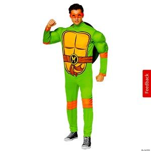 Halloween costume!! New never worn!!!Ninja turtles Michaelangelo